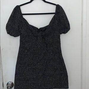 Audrey 3 plus 1 Polka Dot mini dress